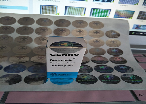 Ασημένια Σφραγίδα Ολογραμικές Ετικέτες για τα φιαλίδια ή τα κουτιά των 10 ml