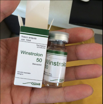 Winstrolon 50 10 ml Ετικέτες και κουτιά για ενέσιμα έλαια 10 ml Φιαλίδιο
