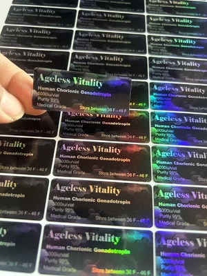 Hcg 2 ml 3 ml Φιαλίδια για ενέσεις Ετικέτες με αυτοκόλλητο αυτοκόλλητο για συσκευασία πεπτιδίων