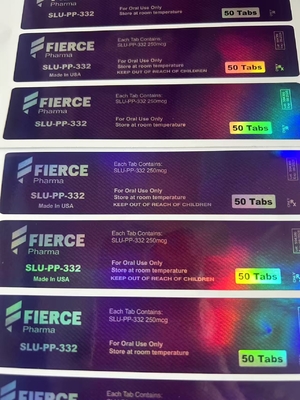 Δισκία SARMs RAD-140 Oral 50mg Ετικέτες Πλαστικών Φιαλών, Ετικέτες Φιαλών UV Printing Custom