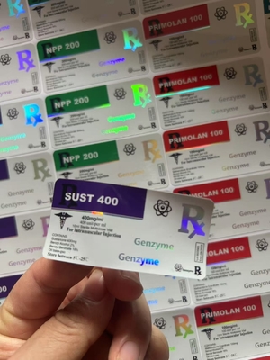 Ετικέτες φιαλίδων Sust 400 10ml με φως Laser PET