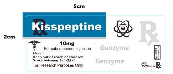 kisspeptine 10mg αυτοκόλλητα ετικέτες Σίλιβερ PET πεπτίδιο φιαλίδια ετικέτες με το δικό σας σχέδιο προσαρμοσμένο