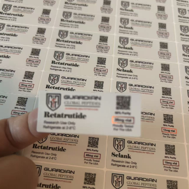 Ετικέτες φιαλίδων με πεπτίδια 30 mg