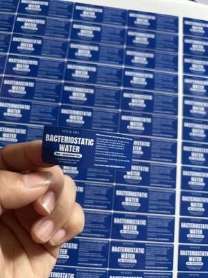 Ετικέτες BAC Water 3ml Λευκό PVC
