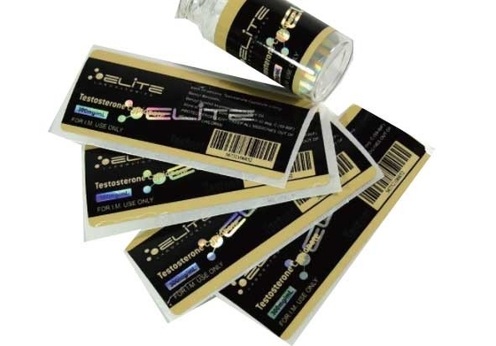 Φλούδα εργαστηρίων Pharma από τη μεταλλική εκτύπωση ετικετών μπουκαλιών ιατρικής για τα φιαλίδια εγχύσεων