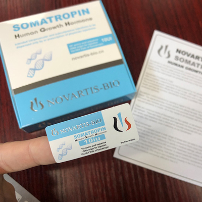 Γυαλιστερό φιαλίδιο 2ml HG 10IU Φαρμακευτικό φιαλίδιο Ετικέτες φιαλιδίου