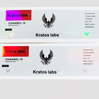 Αδιάβροχα αυτοκόλλητα ετικετών φαρμάκων με ολόγραμμα