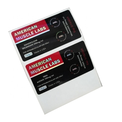 Αδιάβροχο γυαλιστερό ολόγραμμα 10ml φιαλίδιο Ετικέτες μπουκαλιών