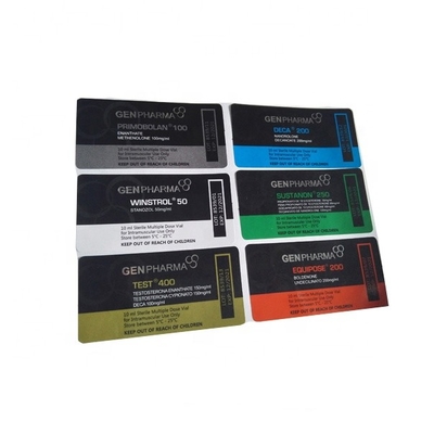 Ετικέτες φιαλιδίου CMYK Holographic Laser PET