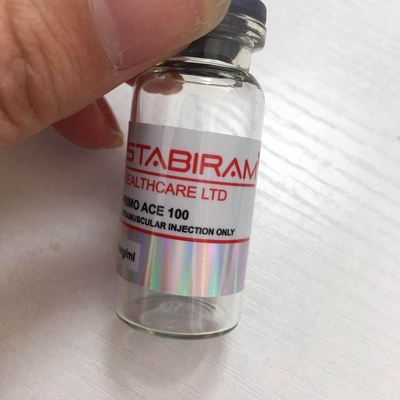 Αδιάβροχο Tren Acetate 100mg/ml Ετικέτες Γυάλινων Φιαλιδίων