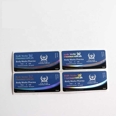 10ml CMYK Oral vial Pill Glass Vial Labels