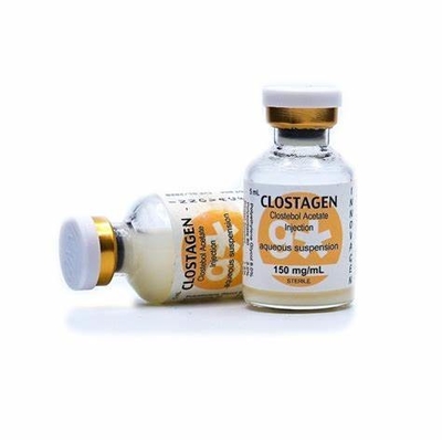 Γυάλινες ετικέτες και κουτιά Clostebol Acetate 10ml με σκόνη 99% καθαρότητας
